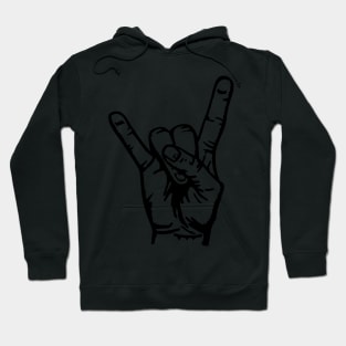 Rock Hand Pommes fork Hoodie